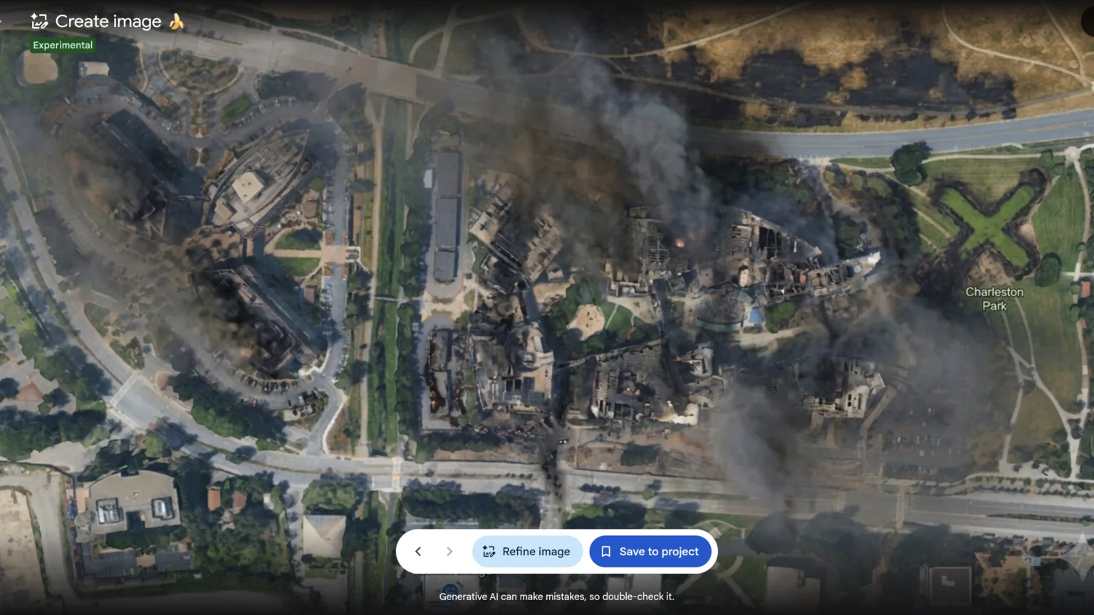 Google отключила ИИ-генератор Nano Banana в Google Earth спустя сутки после запуска из-за фейковых снимков катастроф и военных объектов