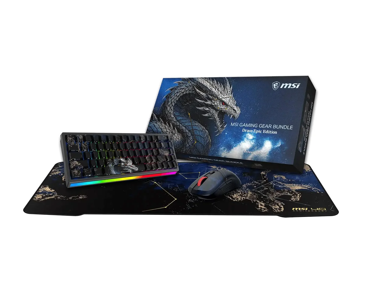 MSI представила юбилейную серию DRACO EPIC EDITION к 40-летию компании