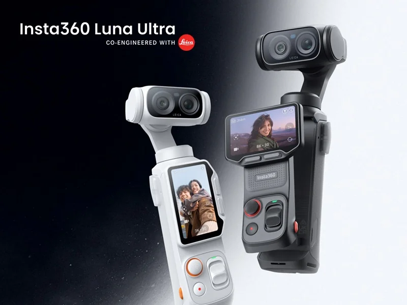 Insta360 представила Luna Pro — компактную камеру на подвесе с вертикальной съёмкой в 4K и трекером головы