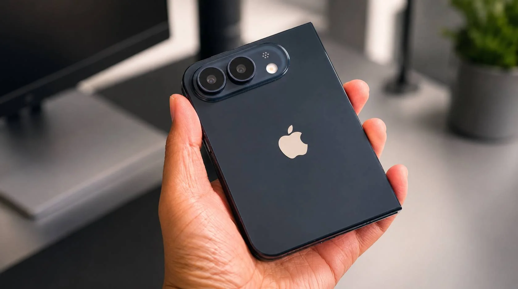В сети появились рендеры складного iPhone Ultra в чёрном, белом и красном цветах