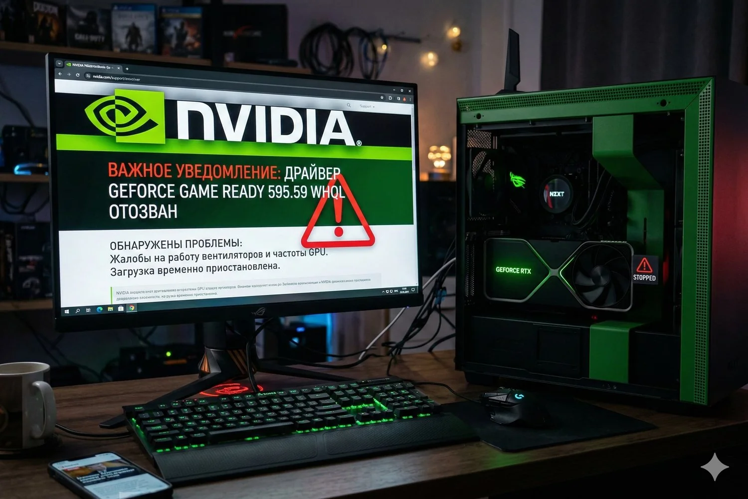 Nvidia прекратит выпуск драйверов GeForce Game Ready для Windows 10 в октябре 2026 года