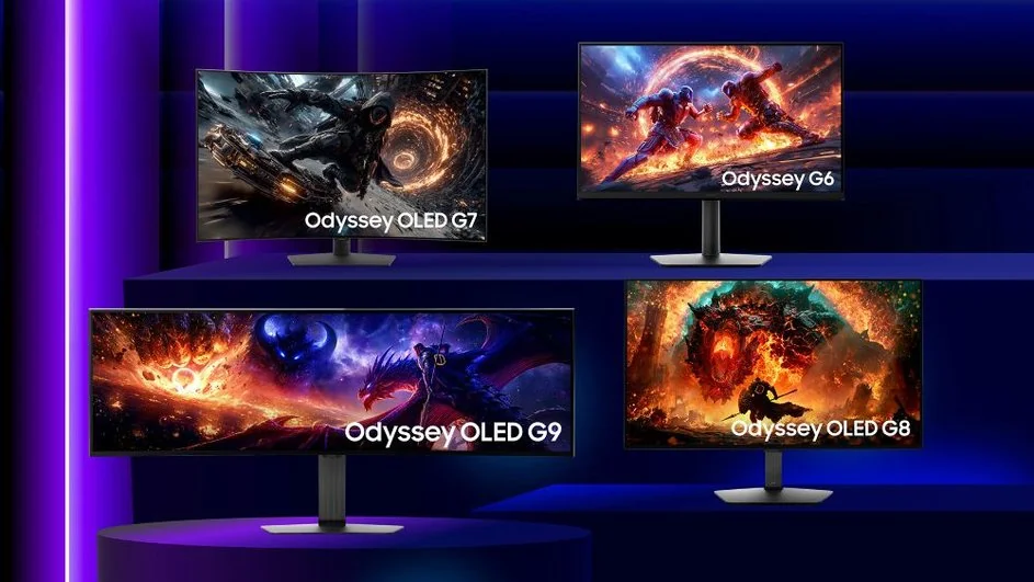 Samsung представила линейку игровых мониторов Odyssey 2027 с частотой до 1100 Гц на Gamescom