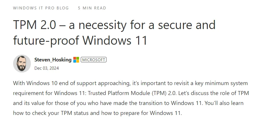 Microsoft внедряет TPM-аттестацию для борьбы с пиратскими активаторами Windows