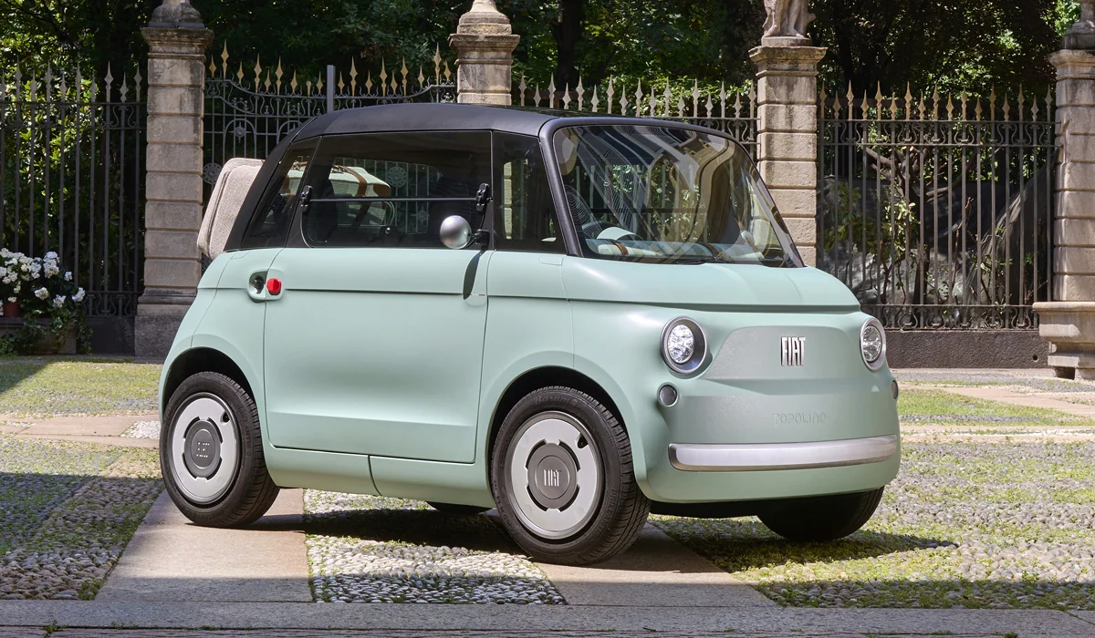 электрический микрокар Fiat Topolino в ретро-дизайне