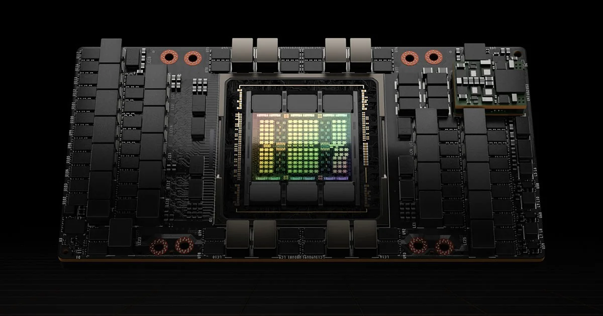 Чипы Nvidia H100 для ИИ-вычислений
