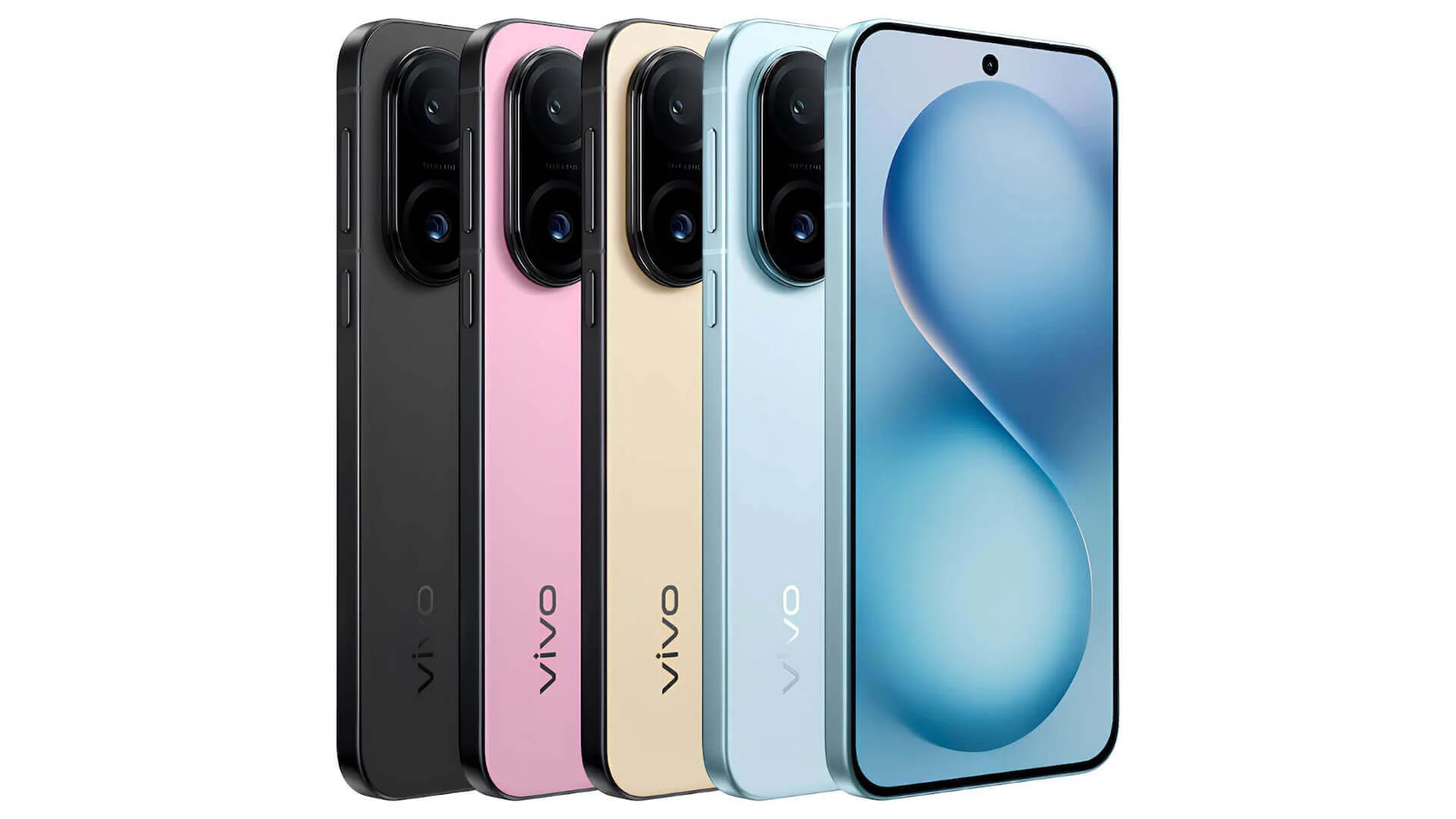 смартфон vivo S2 в чёрной и розовой расцветках