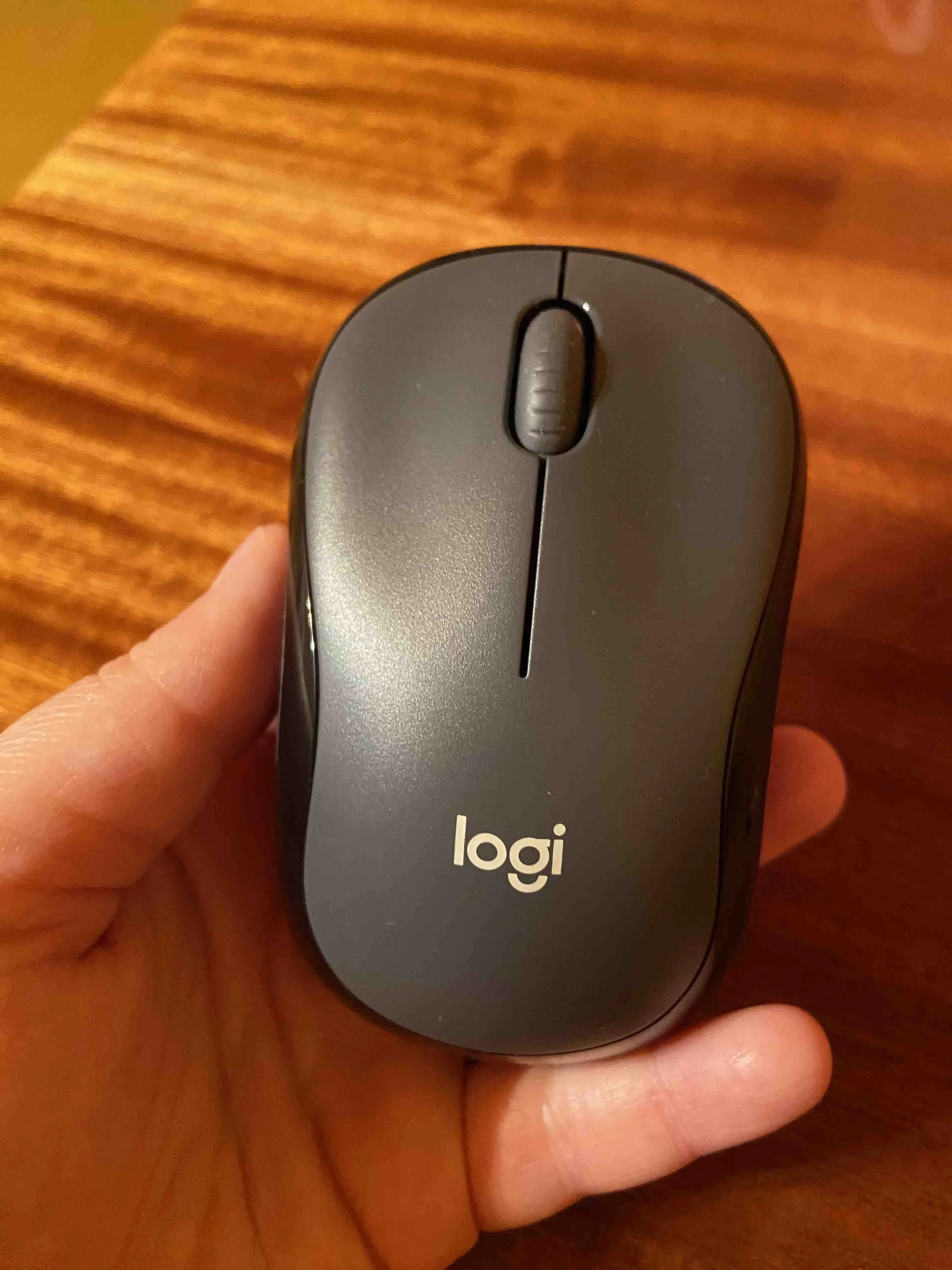 беспроводная мышь Logitech с открытым отсеком для аккумулятора