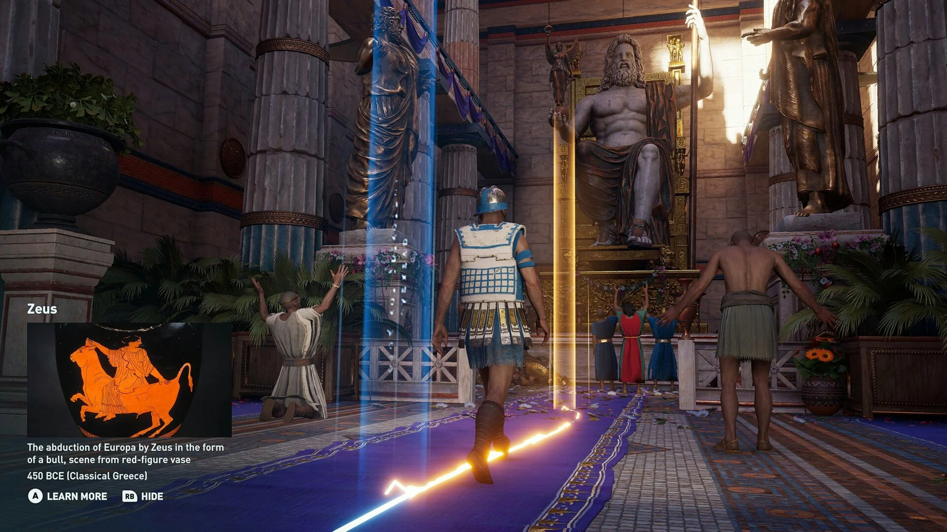 скриншот режима Discovery Tour Ancient Greece в Assassin's Creed Odyssey