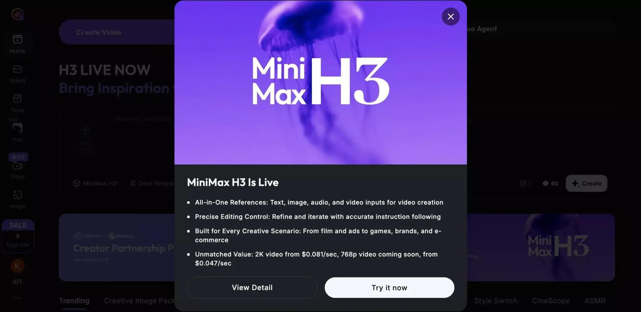 примеры генерации видео MiniMax H3