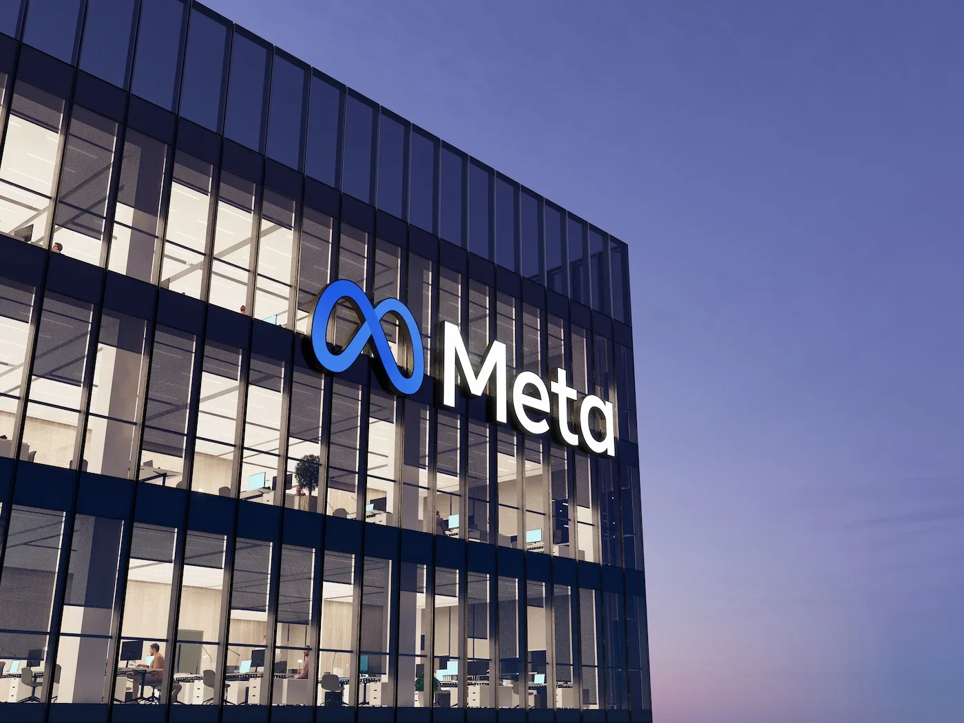 логотип Meta и сумма выплаты 650 млн долларов