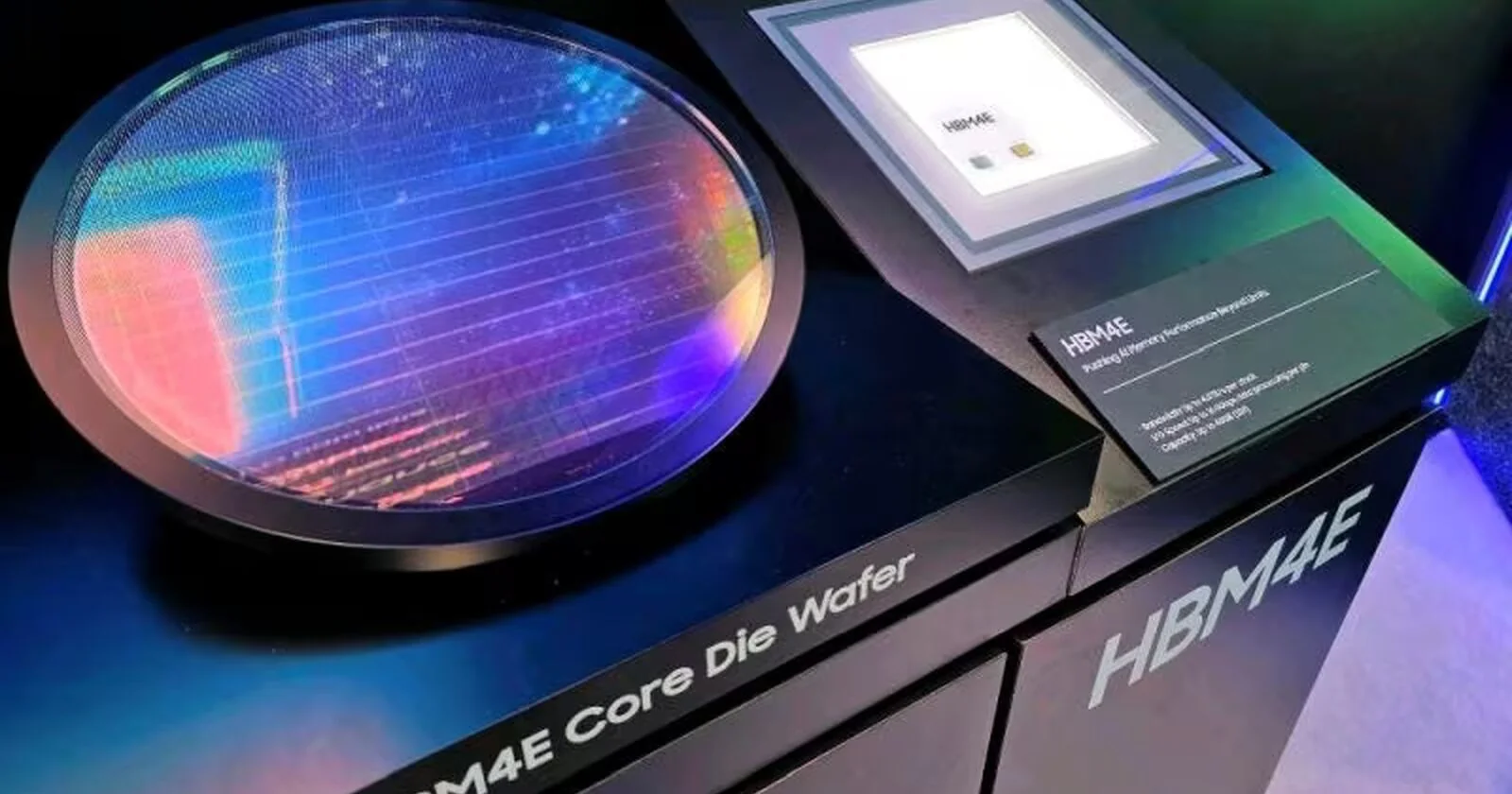 Образцы HBM4E и макеты HBM5 на стенде Samsung
