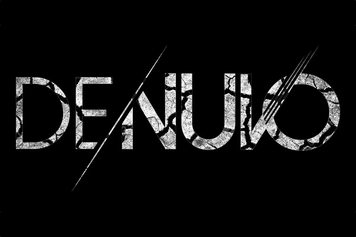 логотип Denuvo и значок взлома