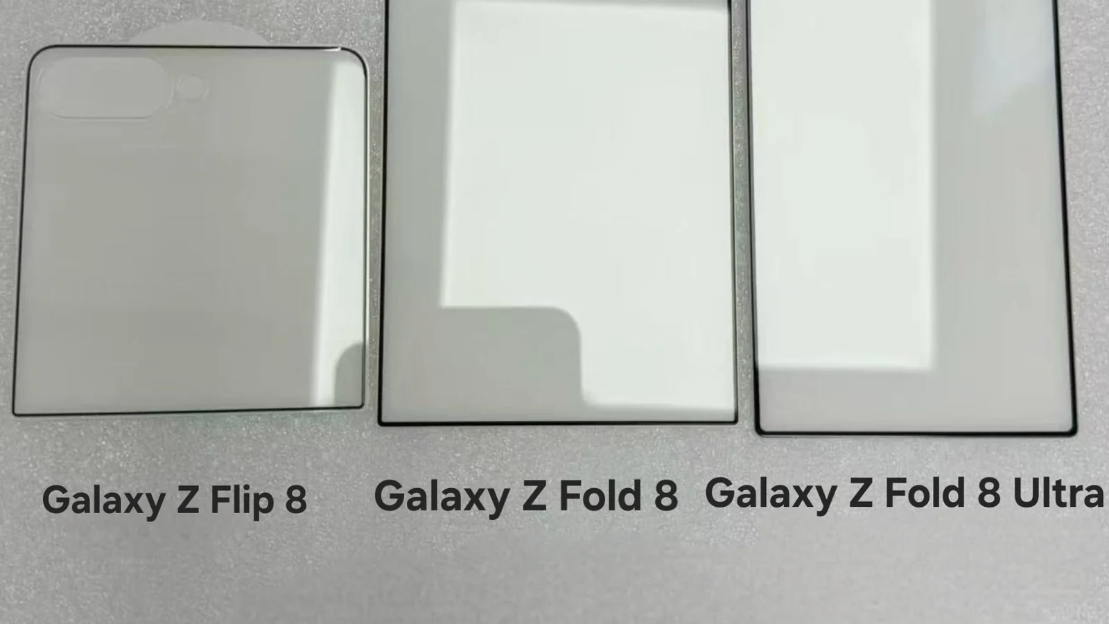 линейка Samsung Galaxy Z Fold 8, Fold 8 Ultra и Z Flip 8 вместе