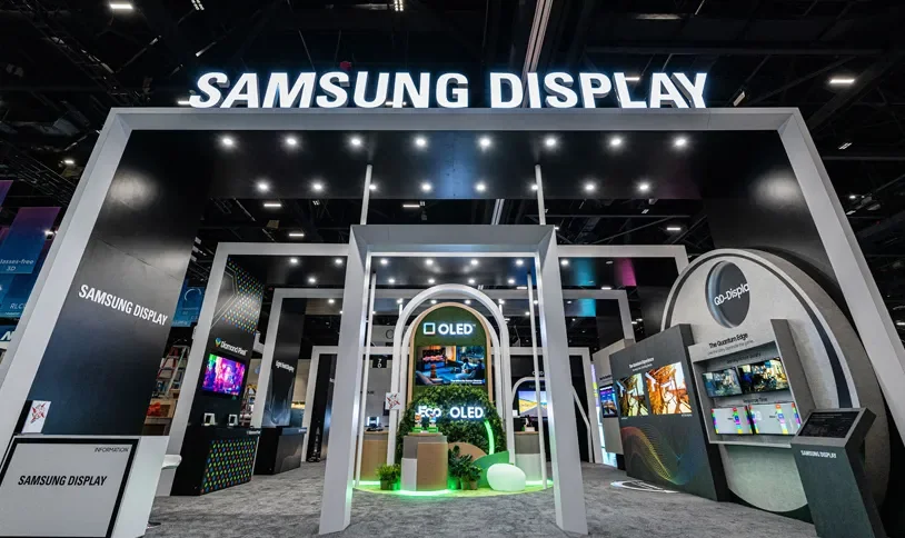 технология CTG Samsung Display ультратонкое стекло с вытравленной центральной зоной