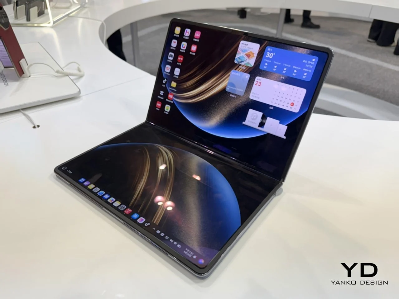 шарнир Waterdrop с жидким металлом Huawei MateBook Fold