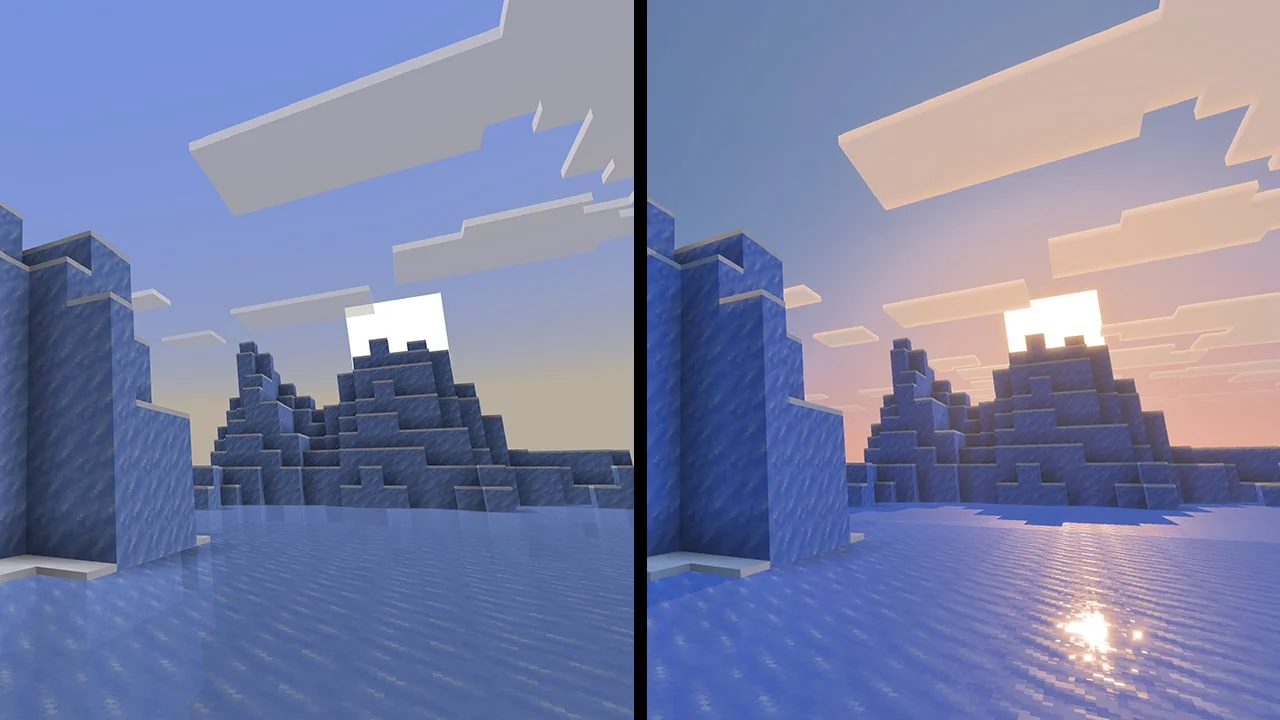 режим Vibrant Visuals в Minecraft
