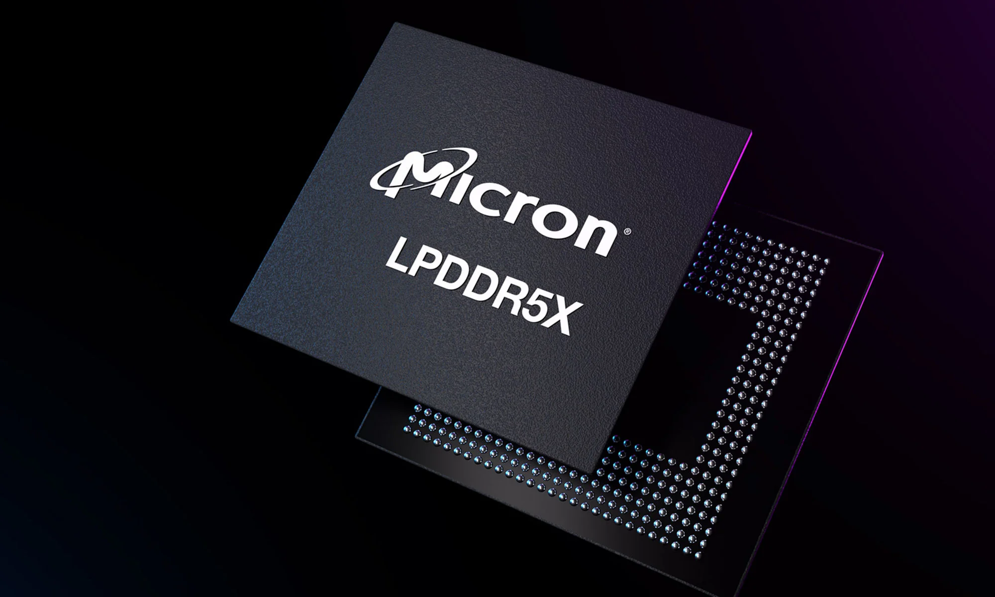 Сборка модулей памяти Micron LPDDR5X для устройств Apple