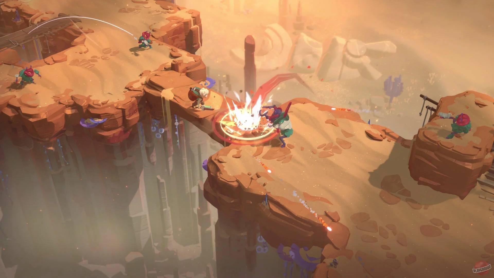 скриншот геймплея Moonlighter 2 с боевой системой