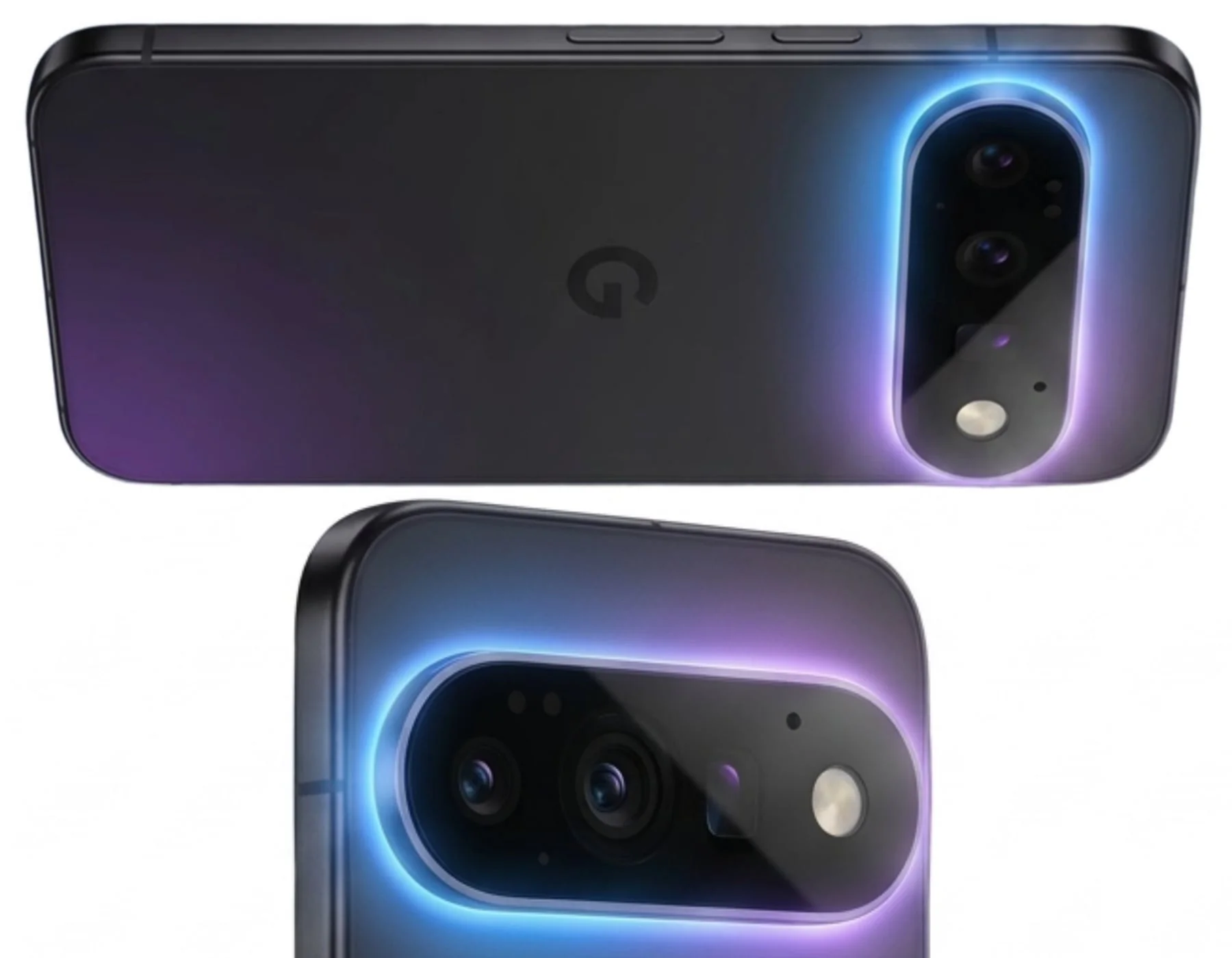 смартфон Google Pixel 11 Pro с активированным Pixel Glow