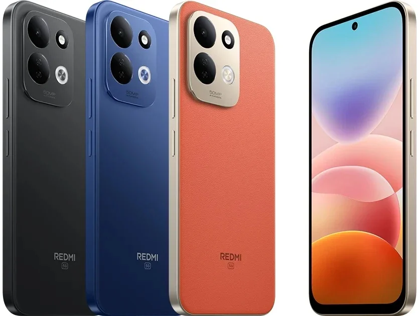 смартфон Redmi 17 5G спереди и сзади