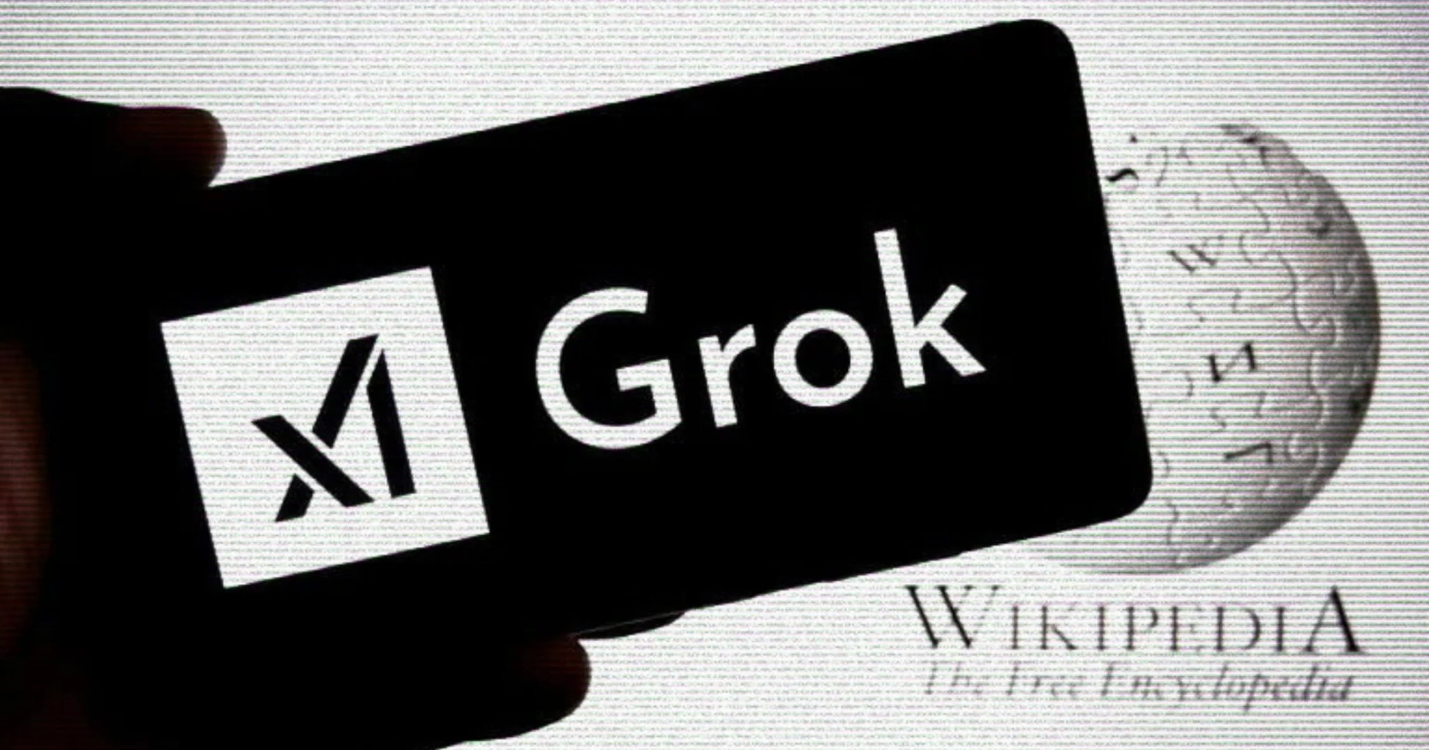 логотип xAI и Grokipedia