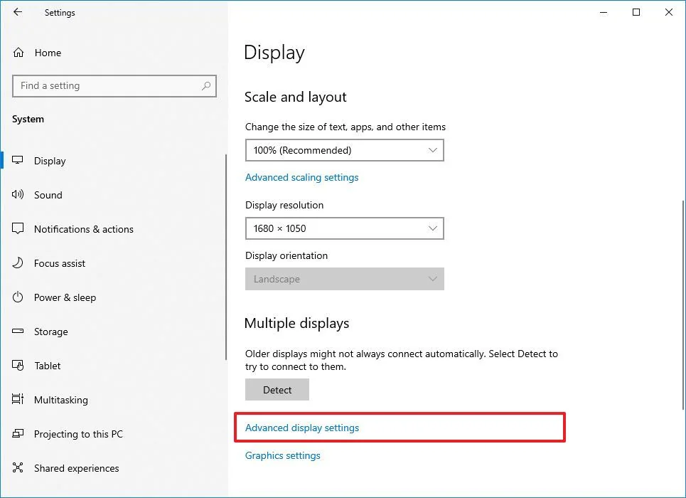меню переключения режимов Triple Refresh Rate