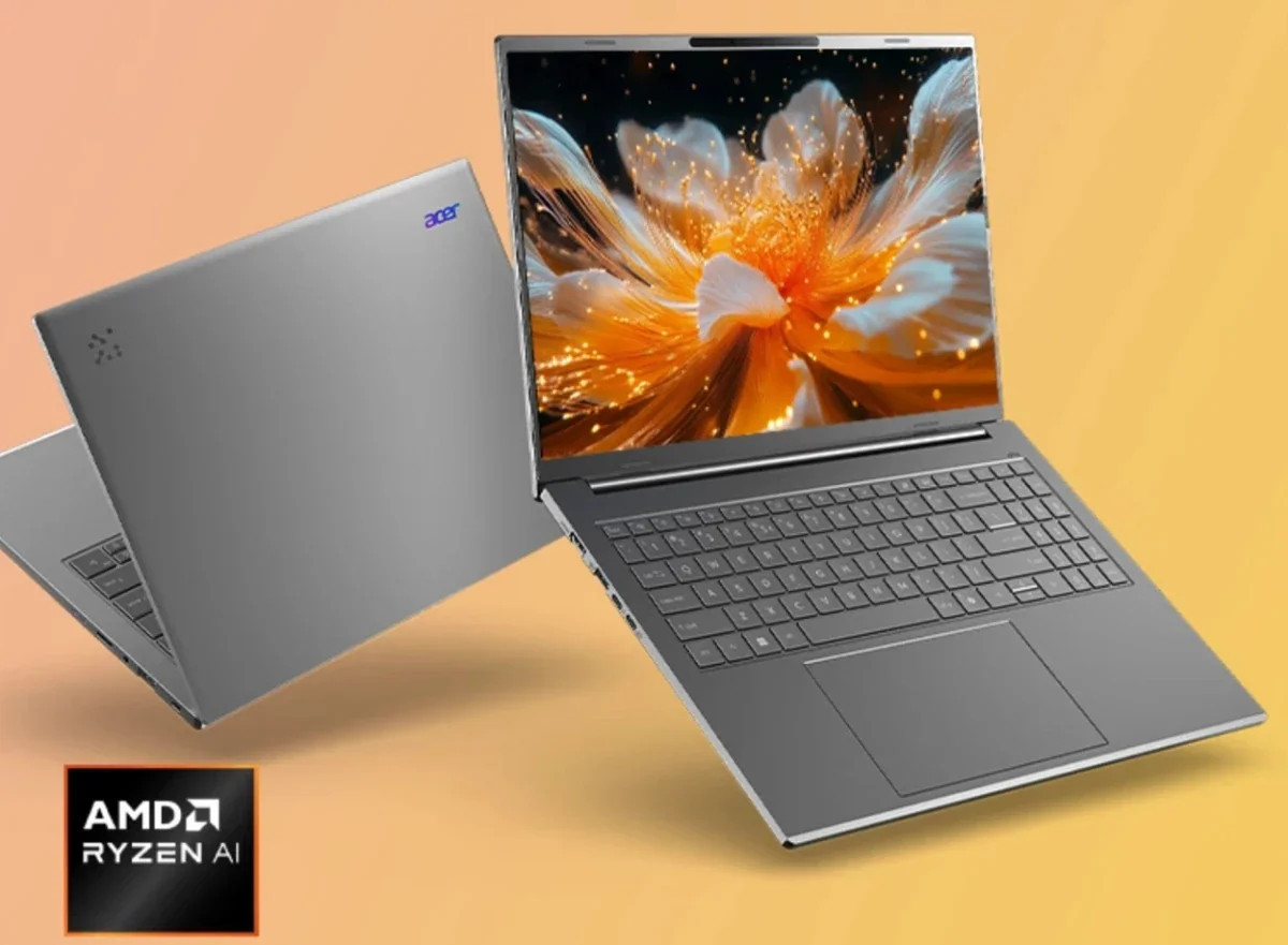 левый торец Acer Swift Go Ryzen Edition с портами HDMI и USB-A