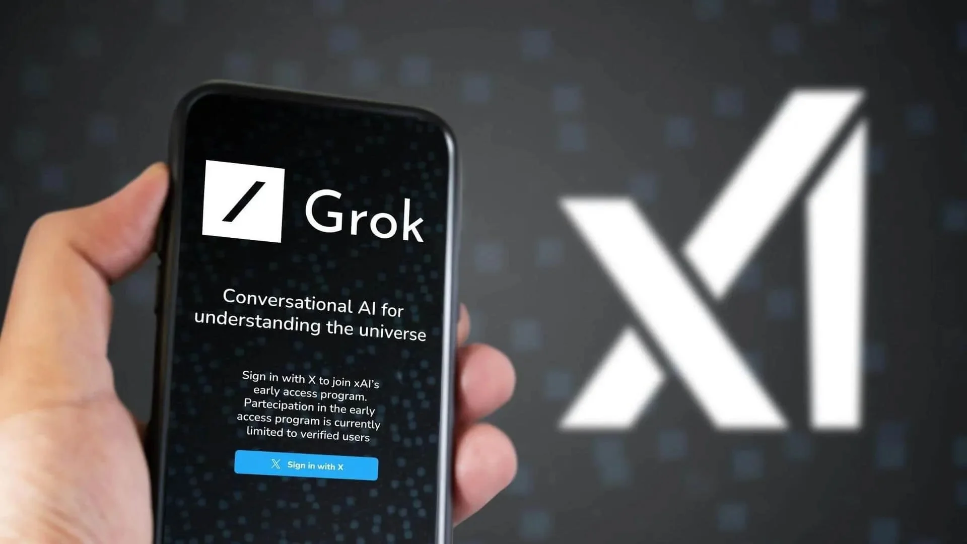 интерфейс чат-бота Grok на сайте grok.com