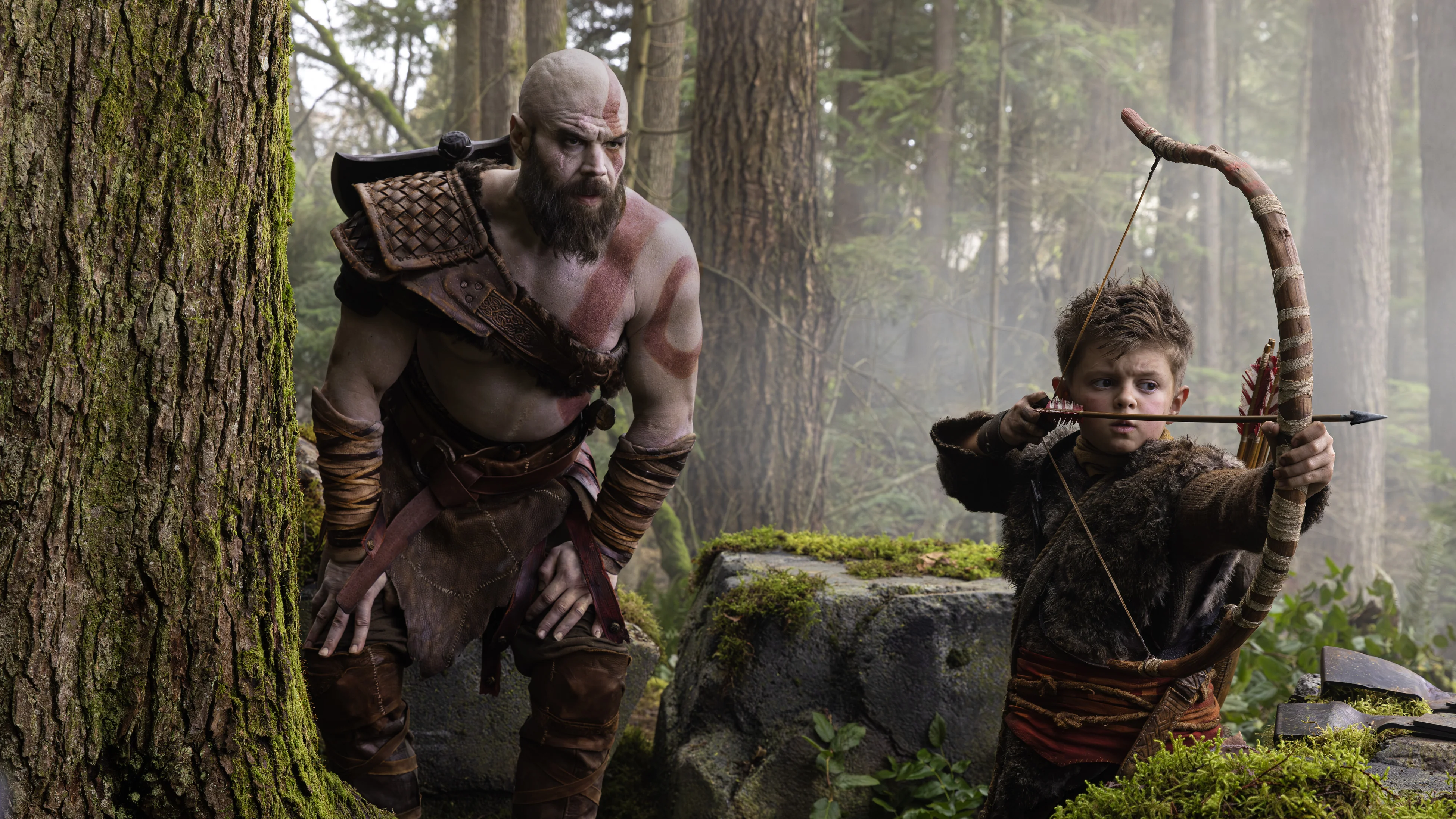 Съёмочная площадка сериала God of War в Ванкувере