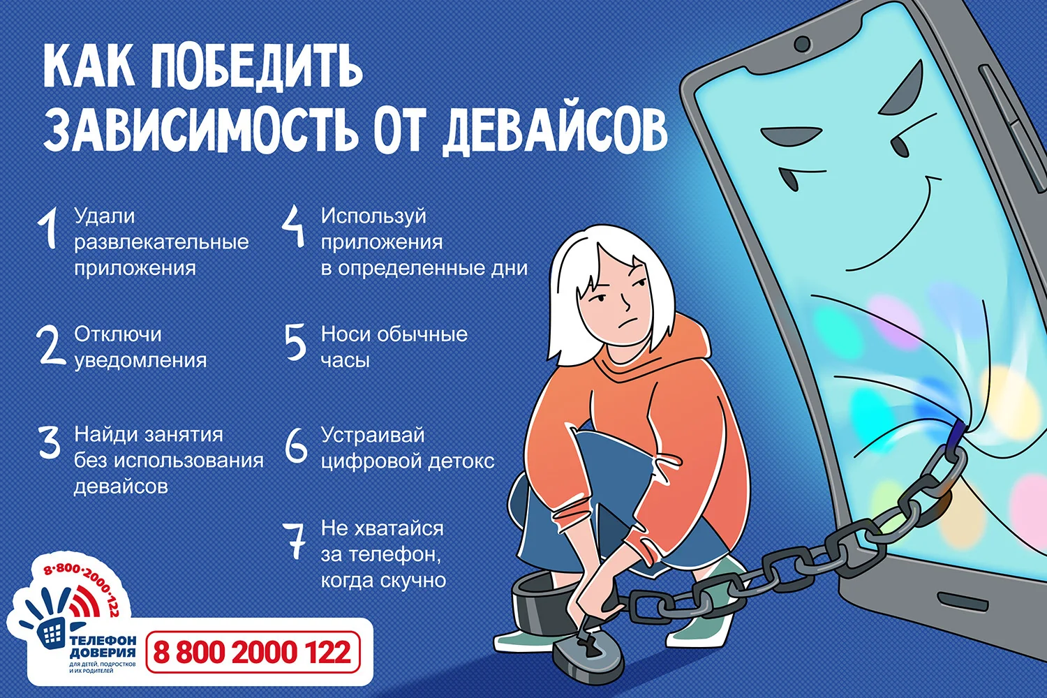 эксперимент по снижению зависимости от смартфона