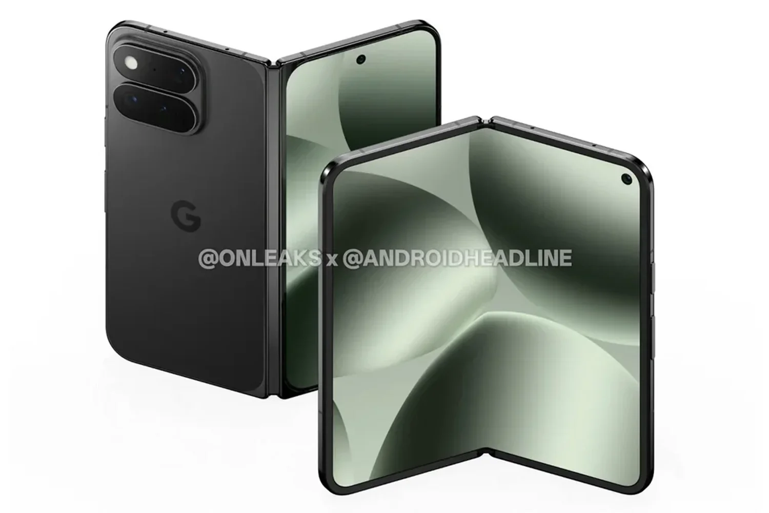 Сравнение толщины Google Pixel 11 Pro Fold и Pixel 10 Pro Fold