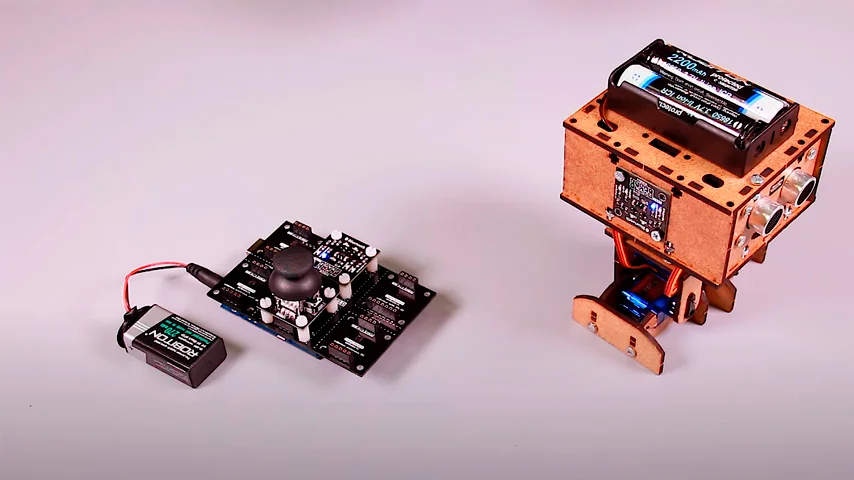 дистанционное управление роботом RealBOT через сеть GLN