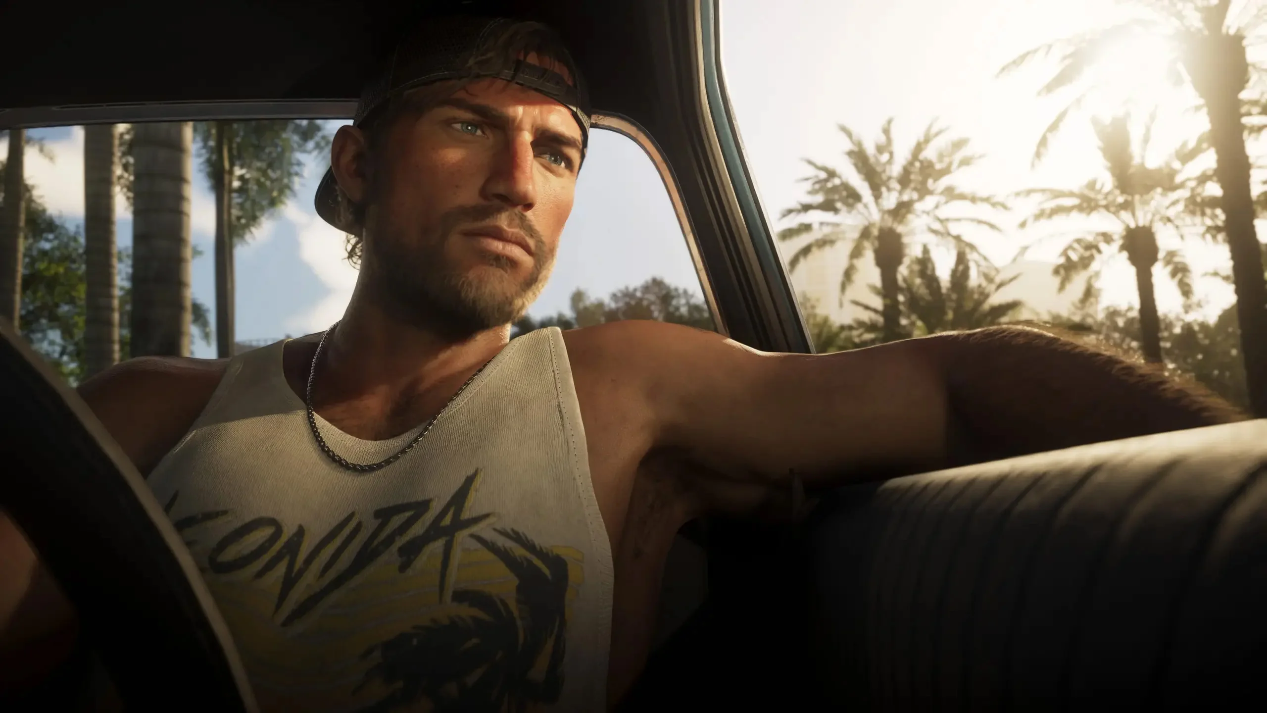 кадр из утечки геймплея GTA VI с Джейсоном Дювалем