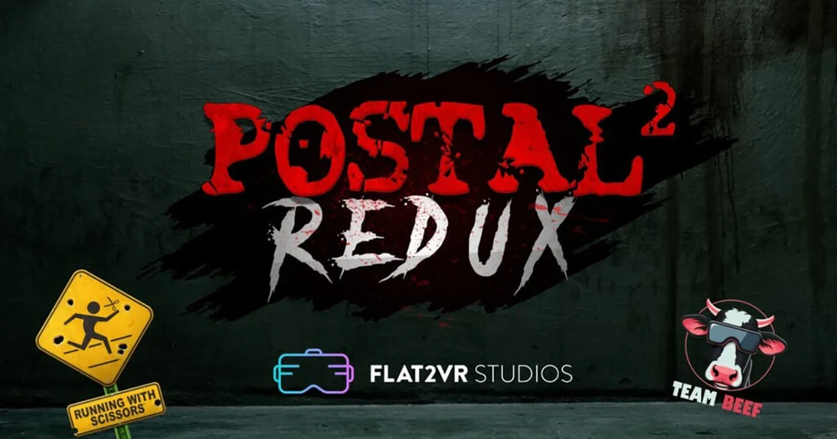 Постер Postal 2 Redux с Postal Dude и псом Чампом