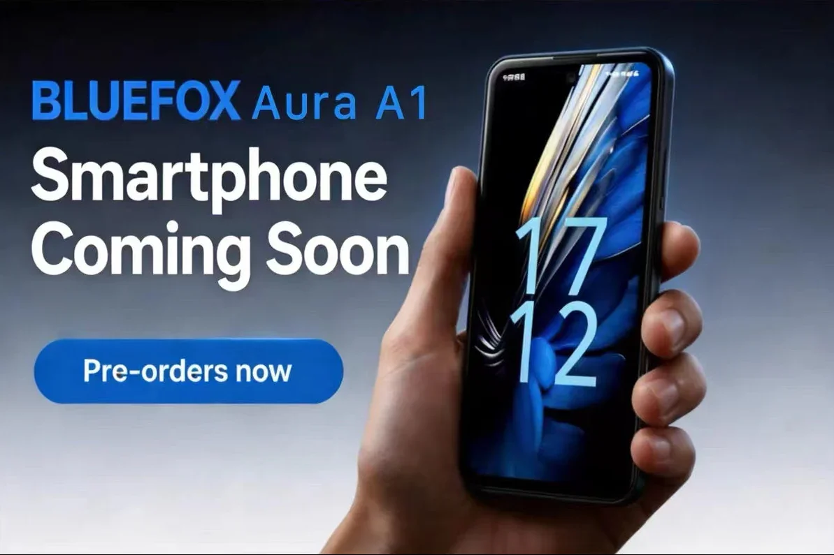 боковая металлическая рамка Bluefox Aura A1 со сканером отпечатков