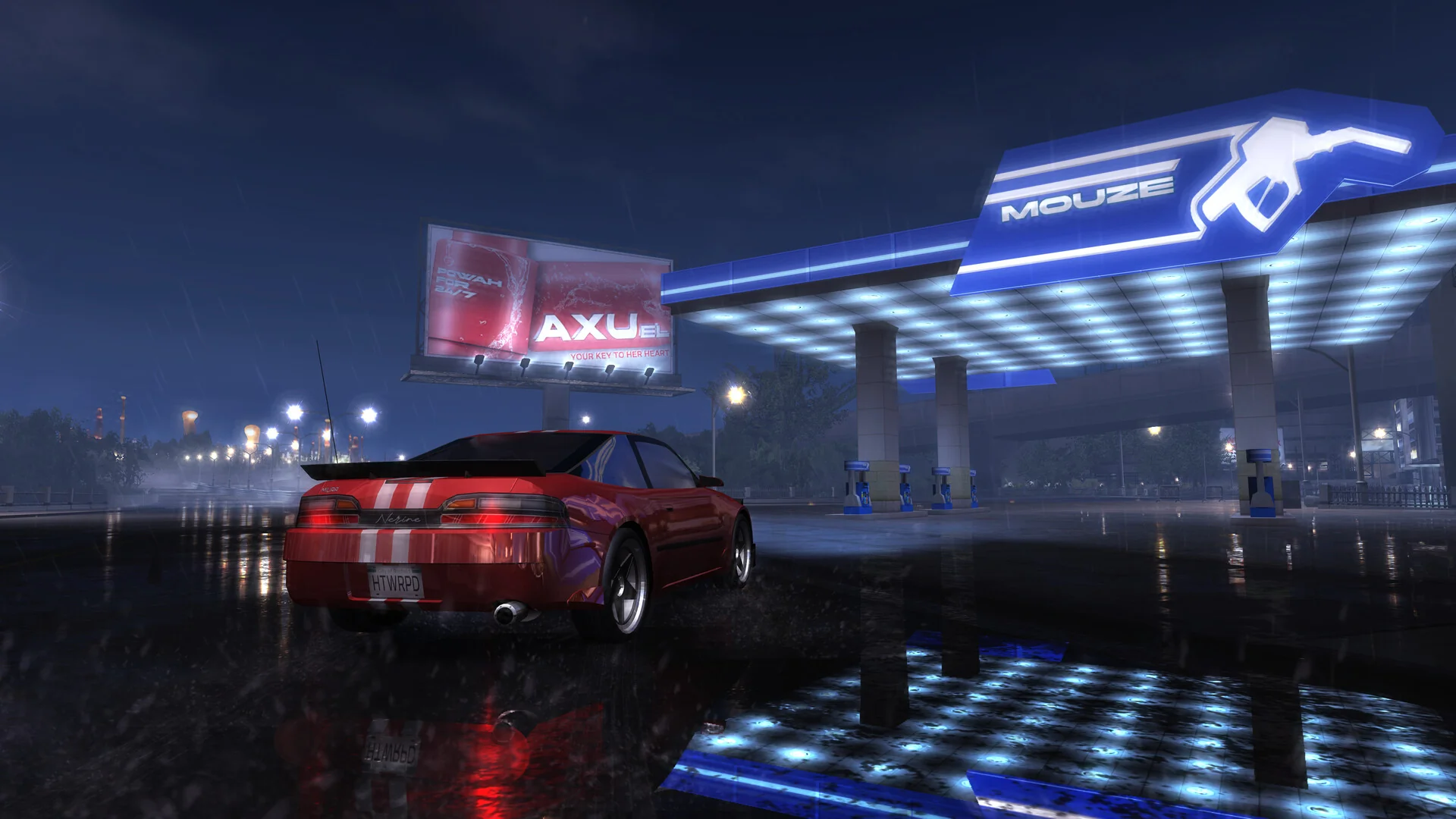 геймплей Heatwarped ночной город Ратфилд