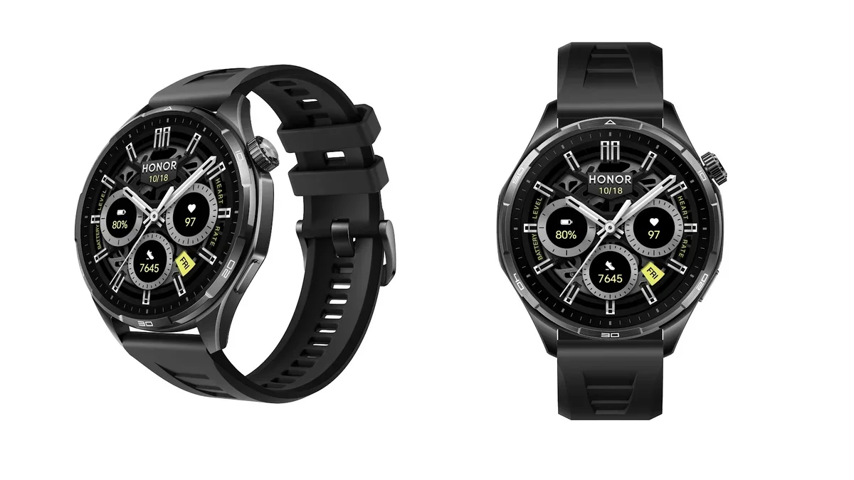 смарт-часы Honor Watch 6 коричневого цвета крупным планом