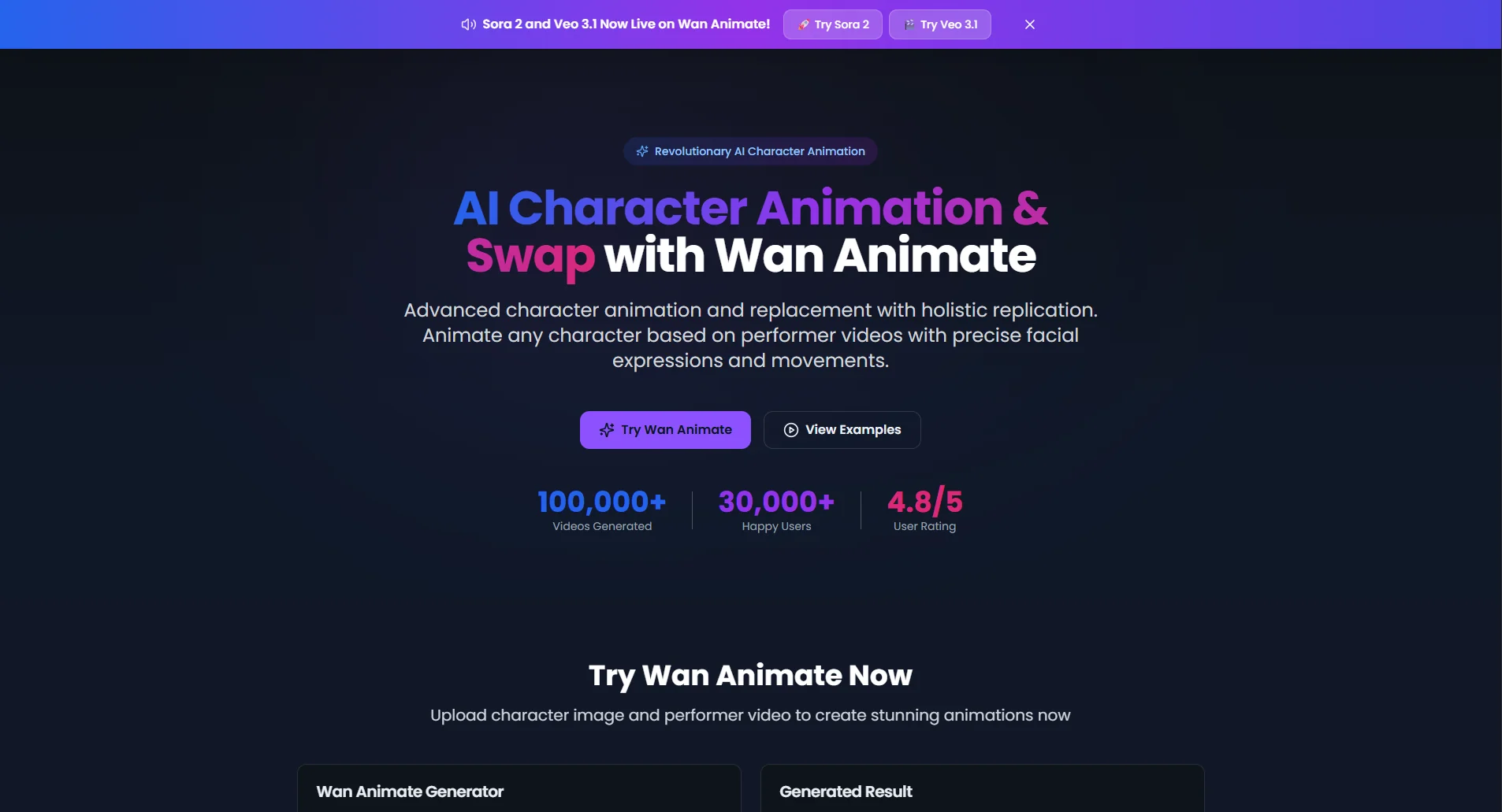 примеры генерации людей и 3D-анимации в Wan 3.0