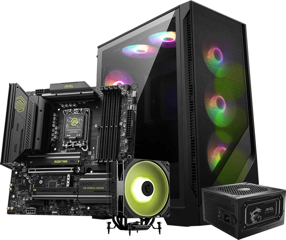тестовый стенд с процессором Intel Core i5-14600K и кулером MSI MAG CoreFrozr AA13