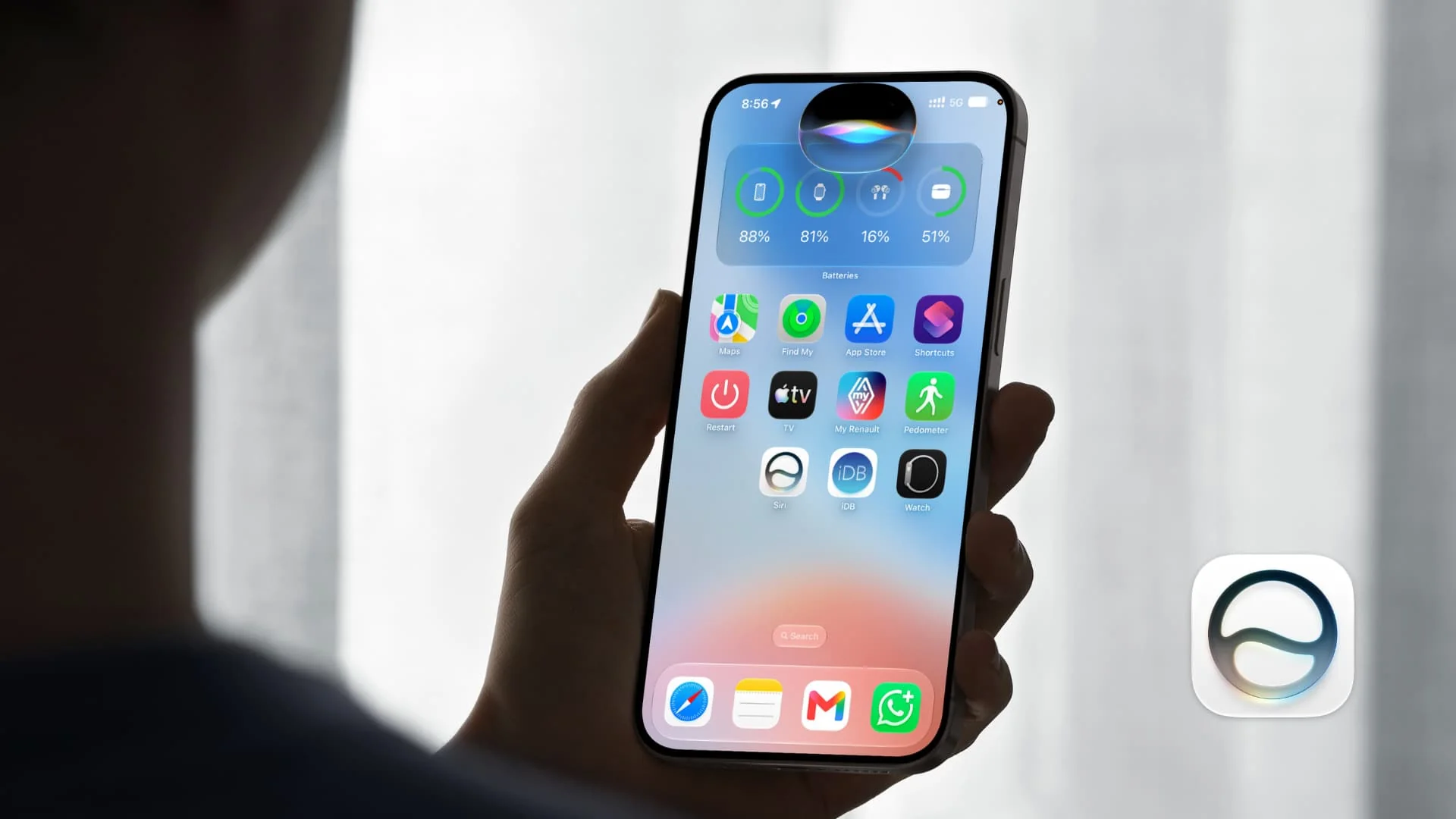 интерфейс Siri AI в iOS 27 на экране iPhone