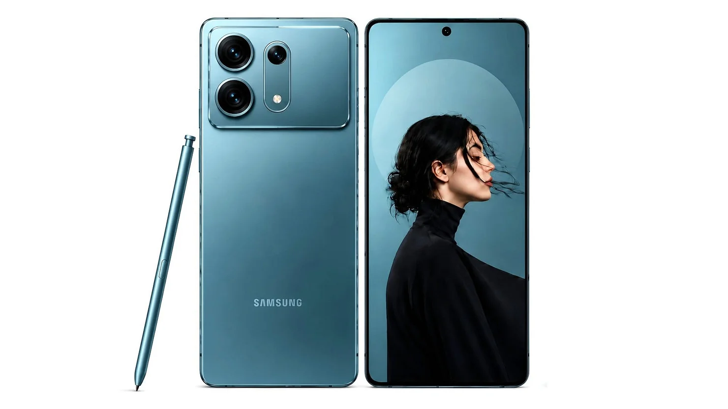 рендер Samsung Galaxy S27 Ultra с S Pen и новым блоком камер