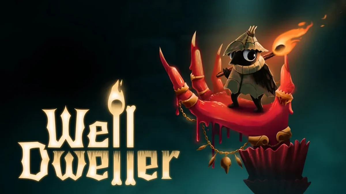 обложка игры Well Dweller с птичкой Бликом и спичкой