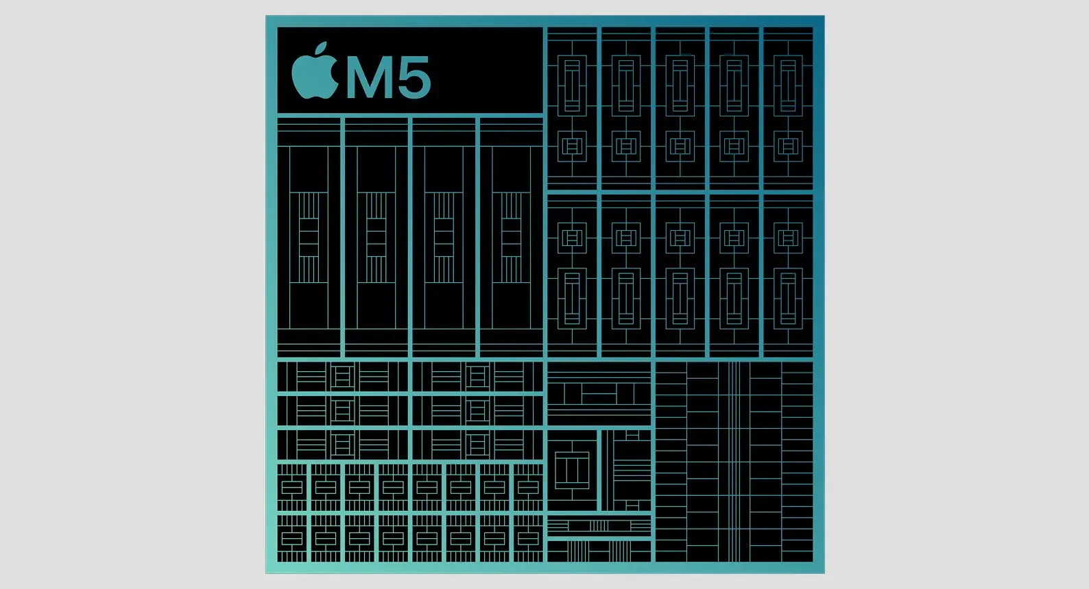 процессоры Apple M5 на серверной плате Private Cloud Compute