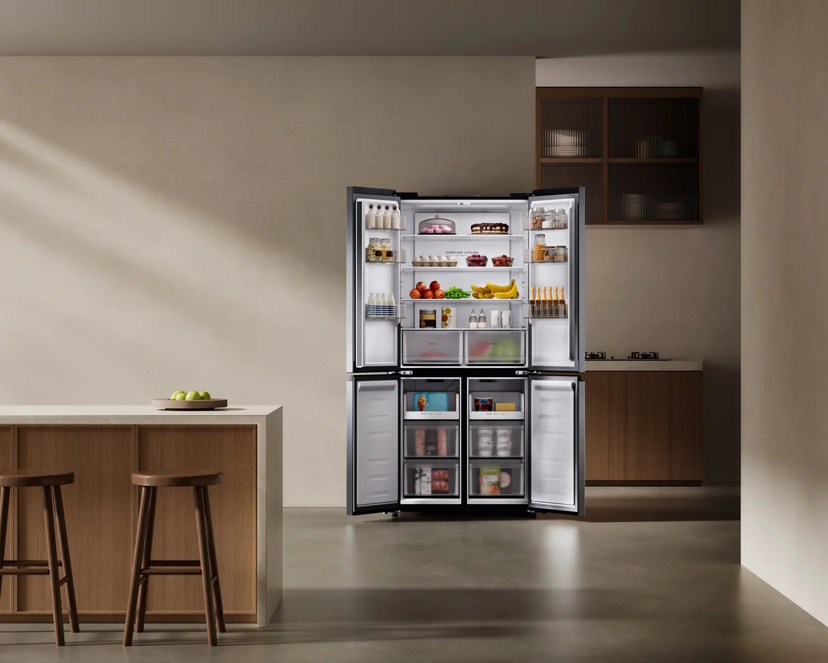 холодильник Mijia Refrigerator Cross Door 451L и стиральная машина Mijia Front Load Washer Dryer Pro