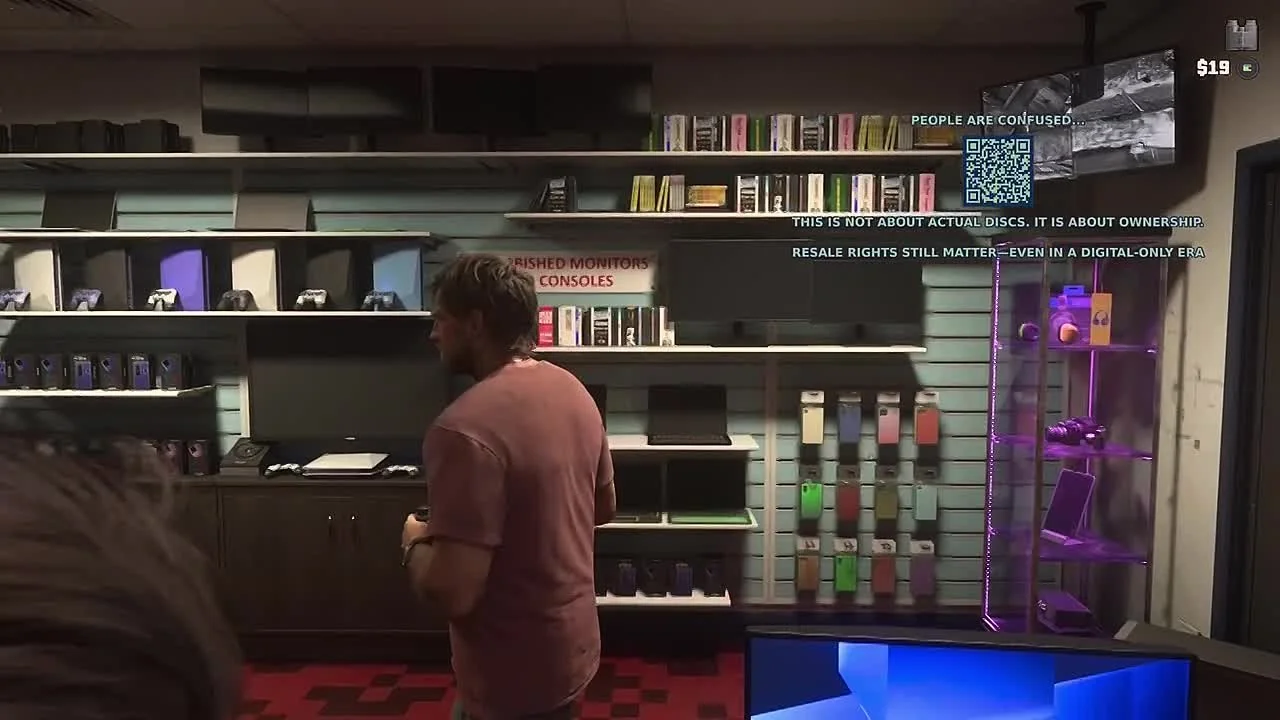 интерьер магазина GTA VI геймплей