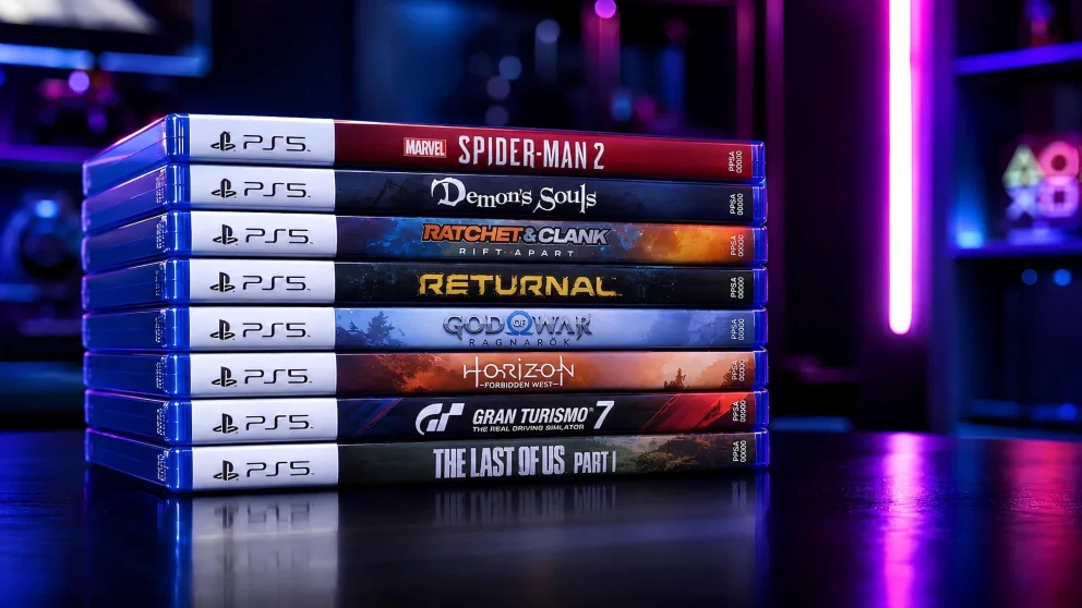 физические диски игр PlayStation