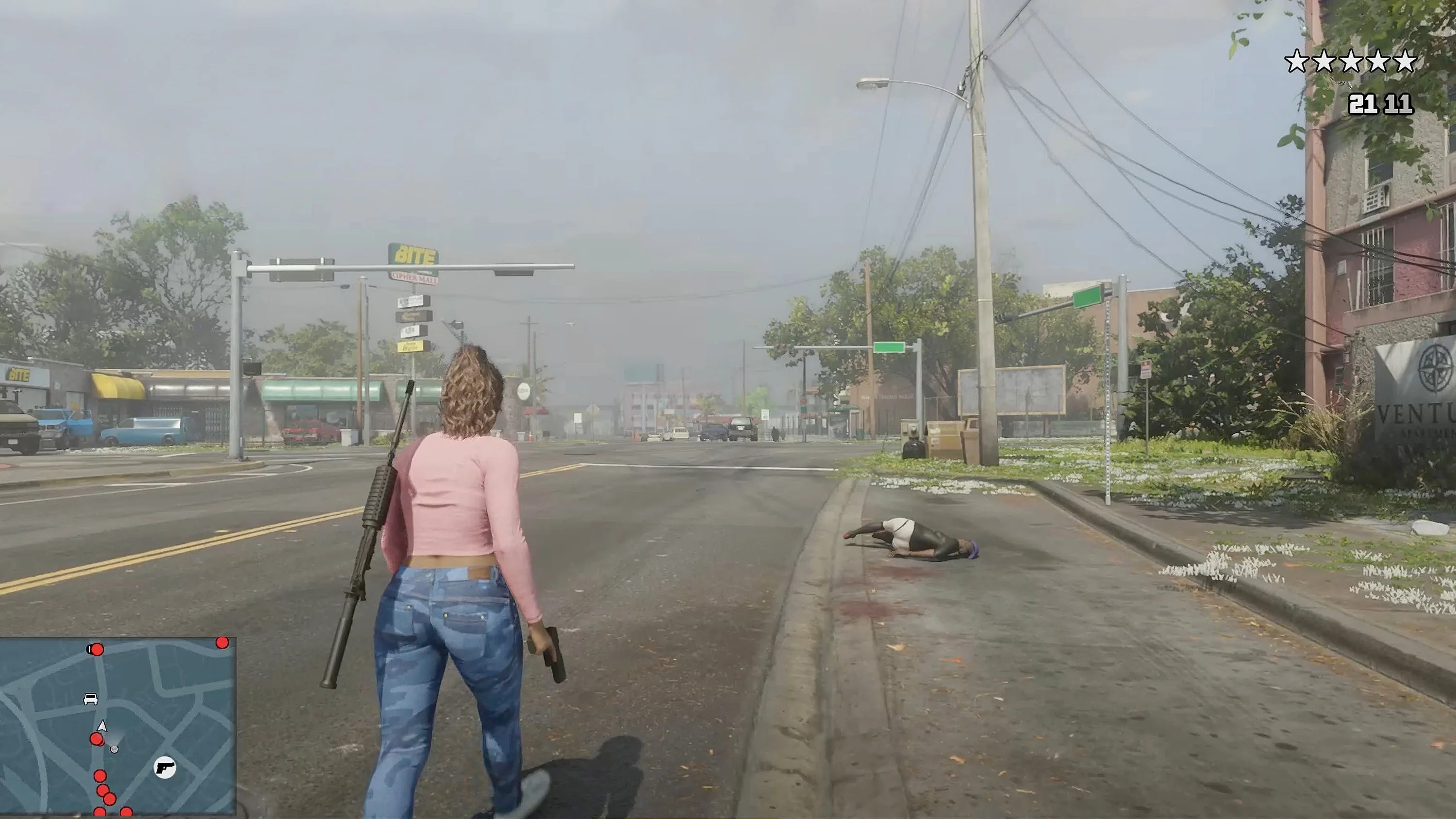 утечка GTA VI геймплей ранние билды