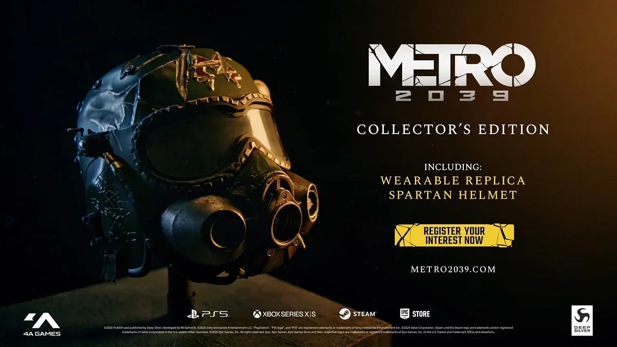 коллекционное издание Metro 2039 с репликой шлема Незнакомца