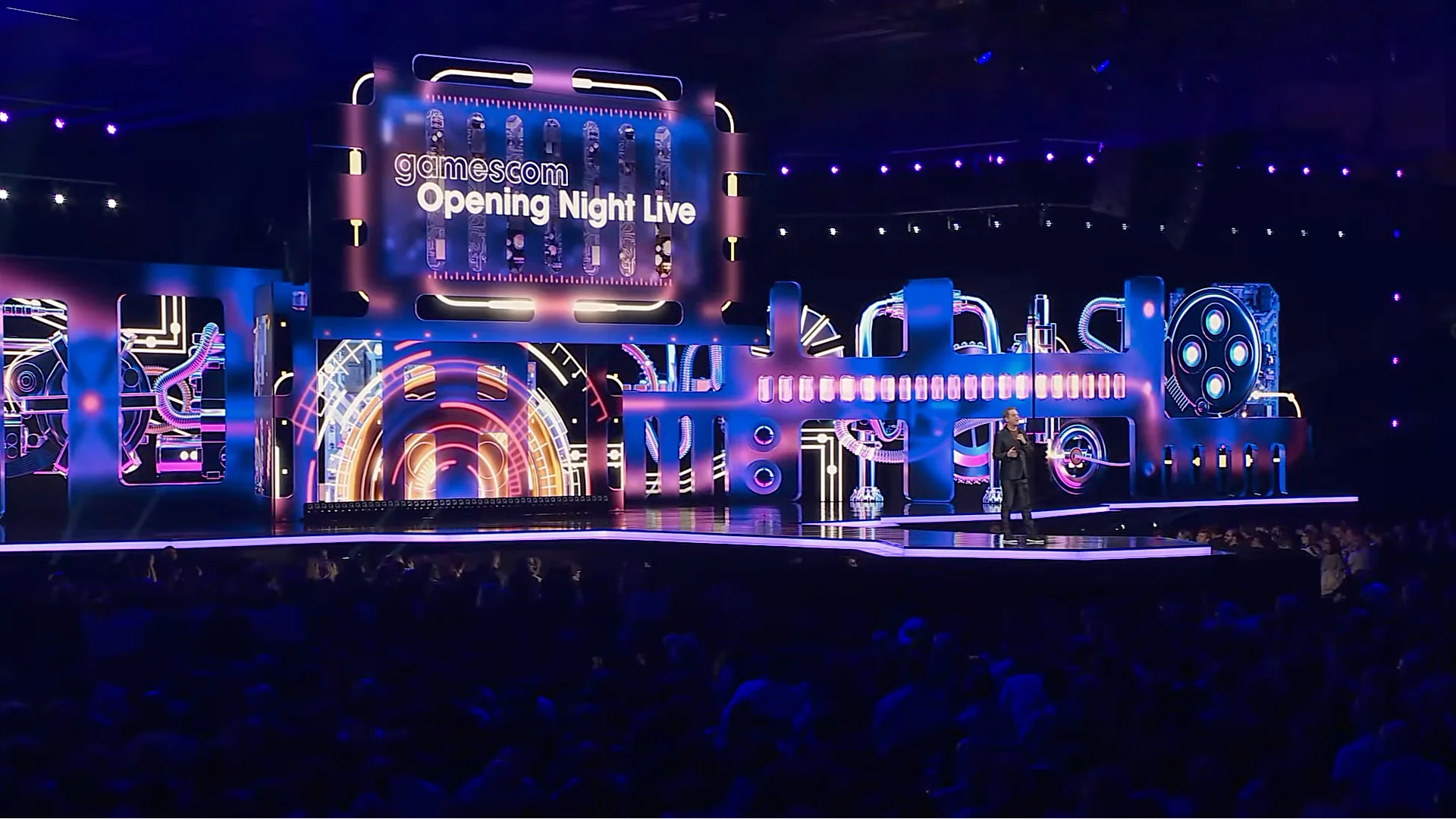 Жефф Кили на сцене Opening Night Live Gamescom 2026