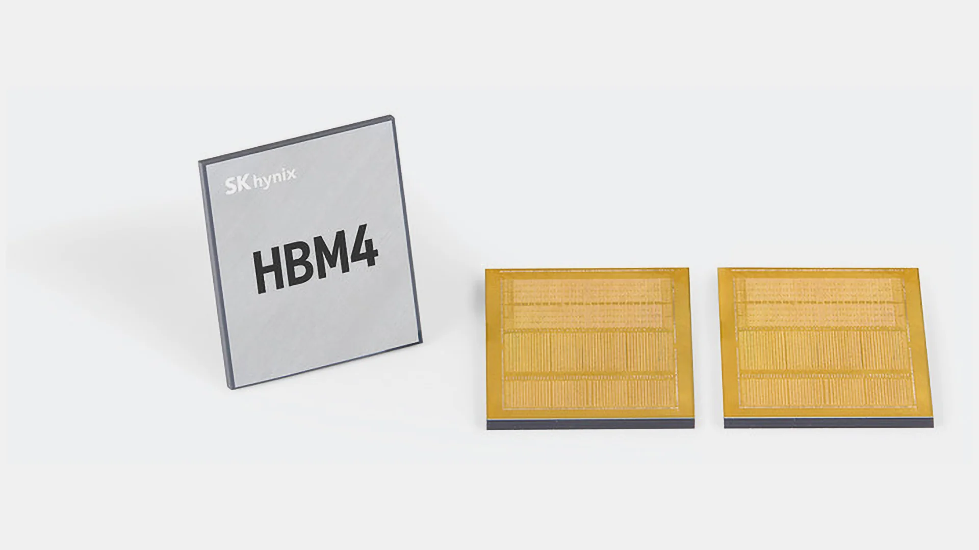 Схема упаковки HBM4 с GPU и стеками памяти